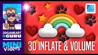 Affinity Designer Tutorial  Using Layer Effects for an Inflated 3D Effect [upl. by Anni230]