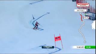 Lucas Braathen 🇳🇴  mens GS Alta Badia 2nd run Dec 18 2022 weareskiing atomic [upl. by Ahsain]