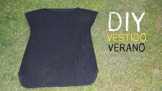 DIY Cómo hacer vestido veraniego para la playa muy fácil patrón gratis [upl. by Tomaso]