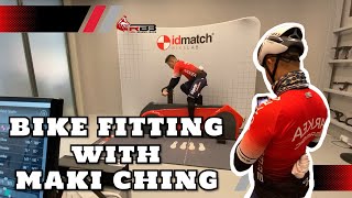 BIKE FITTING WITH MAKI CHING AT IDMATCH BIKELAB  ATHLALAB [upl. by Euqinmod]