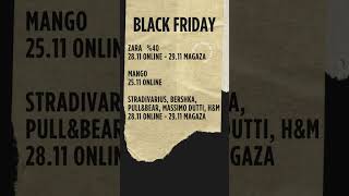 BLACK FRIDAY INDITEX [upl. by Abernon]