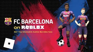 Roblox amp FC Barcelona  Get Barça’s New Home Kit for Your Avatar [upl. by Yendahc]