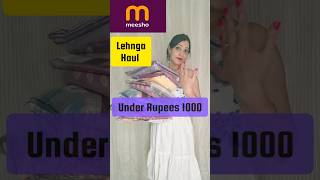 Get Festive Ready with me meesho meesholehenga lehnga haul shorts meeshohaul viral fashion [upl. by Rowell]