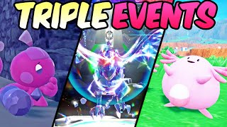 New TRIPLE EVENTS in Pokemon Scarlet Violet [upl. by Aimal925]