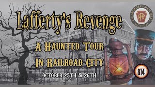 Laffertys Revenge Get ready for the haunted tour at the Altoona Railroaders Memorial Museum [upl. by Yarod477]