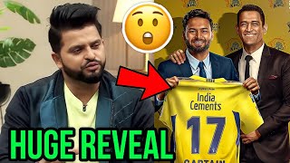 Huge Reveal By Suresh Raina About Rishabh Pant😲 Pant Going CSK IPL 2025 Retention amp Auction News [upl. by Auoh209]