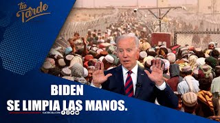 Biden Se limpia las manos  17 Ago  TuTarde [upl. by Namrehs]