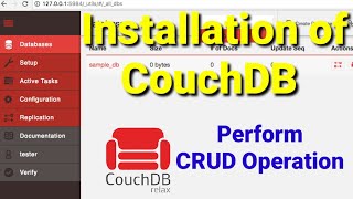 How to Install and Setup CouchDB on Windows 2022 CouchDB Complete Guide  CRUD in CouchDB [upl. by Neyrb]