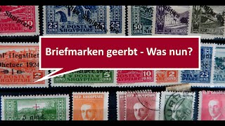 Briefmarken geerbt  Was nun Briefmarkennachlass  Wertschätzung und Vermarktung [upl. by Lorna]