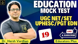 UGC NET EDUCATION UPHESC Assistant ProfessorPGT Education educatorsplus [upl. by Enogitna]