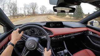 2021 Mazda3 25 Turbo AWD Hatchback  POV Review [upl. by Russon141]