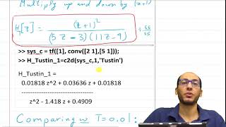 Sig2Sec4EngTustin Discretization Model Examples [upl. by Atkinson]