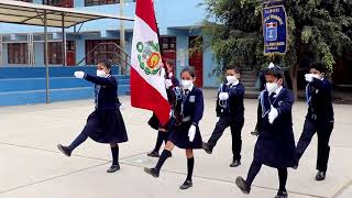 Izamiento de Bandera en el colegio Medalla Milagrosa  Trujillo 2021 [upl. by Luemas]