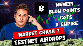 🔴 Blum Points Sell or Not  X empire airdrop Cirteria  Dogs Price Analysis  QNA Live Stream [upl. by Randell287]