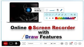 Free Online Screen Recorder With Draw and Highlight Feature  ACEThinker [upl. by Washburn]