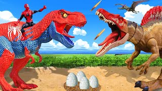 Dinosaurs battles and more  Compilation  Trex Stegosaurus Triceratops Velociraptor Diplodocus [upl. by Ailimaj]