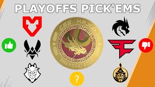 Perfect World Shanghai Major Playoff Pickems [upl. by Ielak]