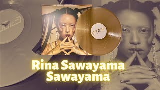 RINA SAWAYAMA SAWAYAMA Album Golden vinyl LP 🟠 unboxing Rvinylvlog 6 [upl. by Buffy652]