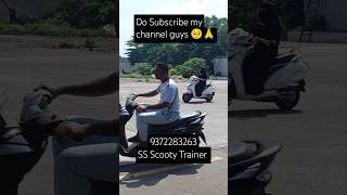 SS Scooty Trainer Mumbra my contact number 9372283263scootylearning [upl. by Burney]