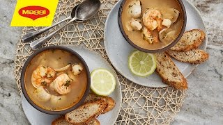 Bouillabaisse  MAGGI Recipes  شوربة ثمار البحر  وصفات ماجي [upl. by Ecinereb157]