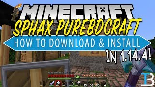 How To Download amp Install Sphax PureBDCraft in Minecraft 1144 [upl. by Fezoj]