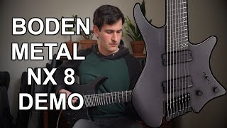 Strandberg Boden Metal NX 8 Demo [upl. by Elish]