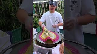 🥰 Satisfying with delicious egg pancake 🥳 streetfood satisfying satisfyingvideo [upl. by Layla]