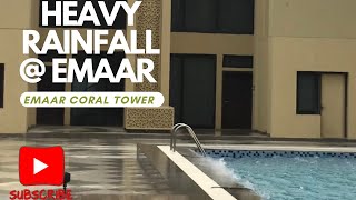 Heavy RainFall at Emaar KarachiKarachi Rain at EMAAR Sea ViewRainy Day at EMAAR Coral TowerDHA Kh [upl. by Otrebide]