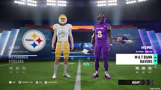 Steelers VS Ravens  Maximum Football  Steam Early Access  4K [upl. by Penney]