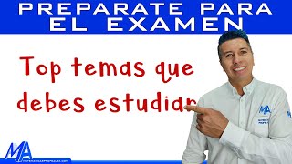 Top de temas que debes estudiar para el examen de admisión [upl. by Refinnaej221]