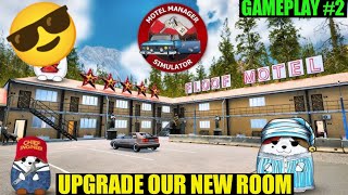 Expanding My MOTEL with 10000 for NEW ROOMS  Motel Manager Simulator 4 [upl. by Dam284]