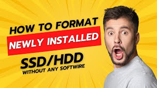 How To Format SSD or Hard Drive in Windows 10 [upl. by Eardnaed]