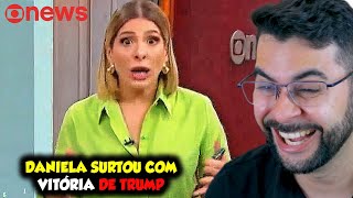 DANIELA SURTA AO VIVO COM VITÓRIA DE TRUMP E MEDO DA VOLTA DO BOLSONARO [upl. by Ennahteb]