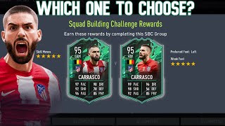 CAM OR RW FIFA 22  95 SHAPESHIFTERS CARRASCO SBC PLAYER REVIEW [upl. by Genaro]