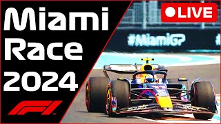 🔴F1 LIVE  Miami GP RACE  Commentary  Live Timing [upl. by Ainaznat]