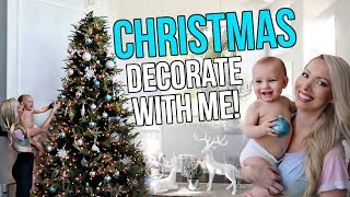 DECORATE WITH ME CHRISTMAS 2017 HOME TOUR [upl. by Kcirredal]