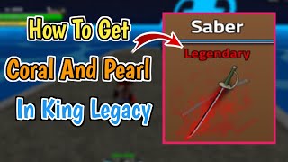 How To Get Saber V2 In King Legacy Update 7 2024  King Legacy Saber V2 Guide [upl. by Marcos]