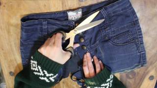 DIY No Sew Utility Belt from Old Jeans for Burning Man [upl. by Colvin]