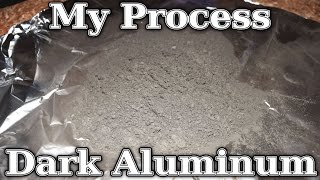 How To Easy Bulk Dark Aluminum Powder My Homemade Process [upl. by Enimrac109]