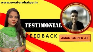 Live Feedback of Our students  AMAN GUPTA JI  Swate Rohatge [upl. by Weil280]