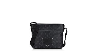 Louis Vuitton Monogram Eclipse Besace MM [upl. by Sherrer]