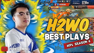 THE BEST OF H2WO FROM MPL SEASON 6 quotSUPER ROOKIEquot [upl. by Reteip]