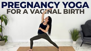 Pregnancy Yoga amp Exercises To Prepare For Vaginal Delivery 30Minute Prenatal Yoga [upl. by Illyes]