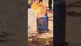 Kitchen Fire Safety howto Video LP Gas Fire Training Liquefied Petroleum Cylinder LPG Fire Fighting [upl. by Mouldon843]