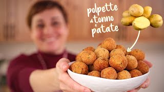 POLPETTE DI TONNO E PATATE Ricetta Facile  Fatto in Casa da Benedetta [upl. by Pradeep]