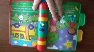 Vtech nursery rhymes book Витек Музыкальная книга песни английские [upl. by Aimat669]