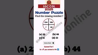 Missing Number Reasoning Tricks Reasoning Classes for SSC CGL GD shorts ssc viral [upl. by Costin863]