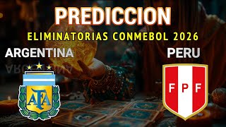 Prediccion Argentina vs Peru  Fecha 12  Eliminatorias Conmebol [upl. by Akinam]