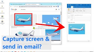 Easy way to capture screen amp send email not an attachment [upl. by Bruni]