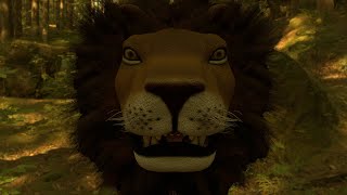 VFX Animation  The Cowardly Lion from The Wonderful Wizard of Oz [upl. by Anial]